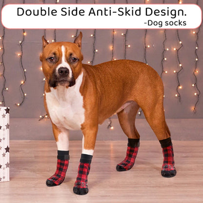 Anti Slip Dog Grip Socks with Straps